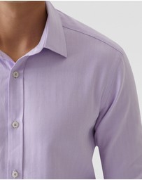 Oxford - Beckton Herringbone Cotton Shirt