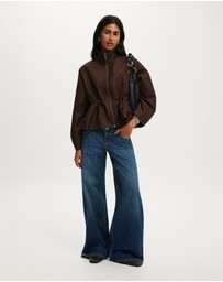 Cotton On - Leo Cinched Spray Jacket