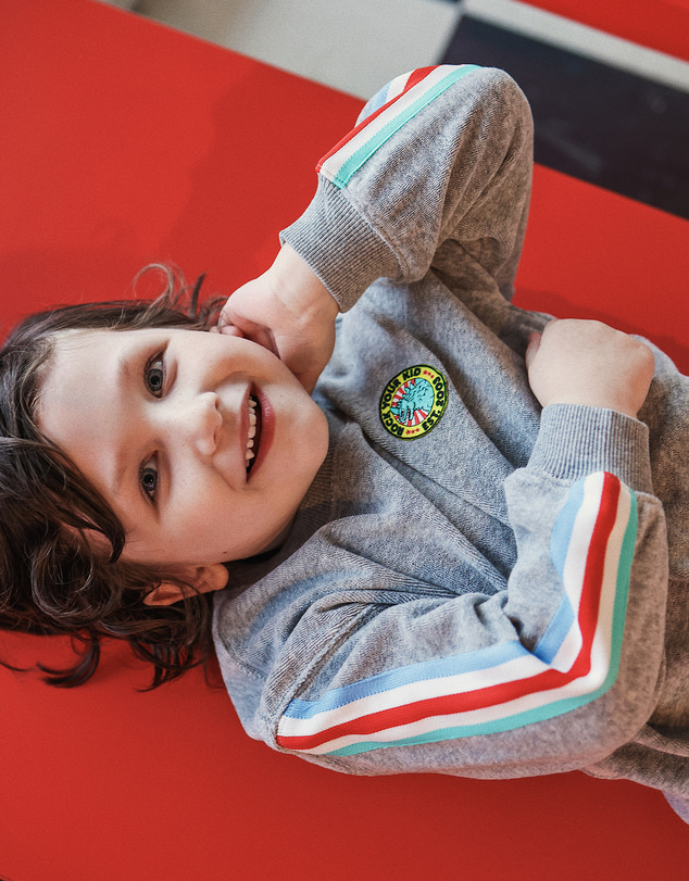 Rock Your Kid - Vinnie Sweater in Grey Marle