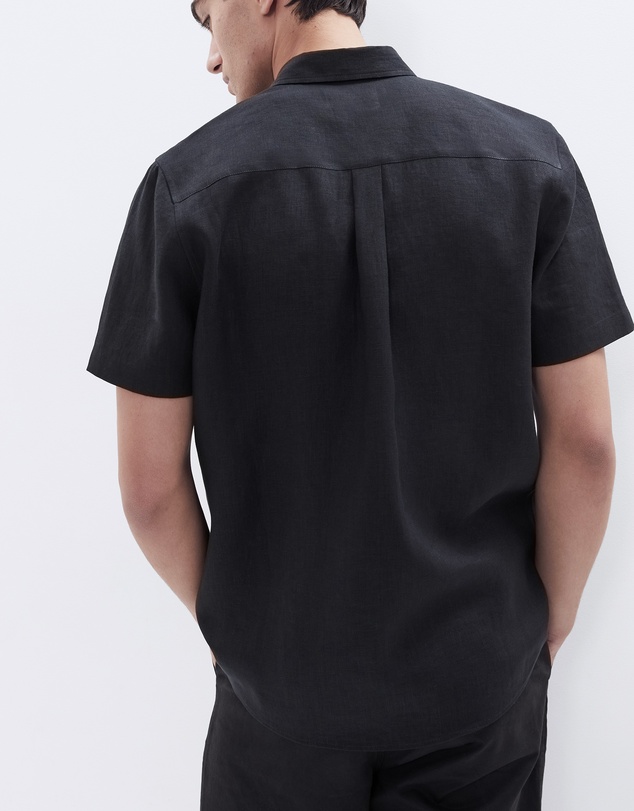 UNISON - Linen S/S Regular Fit Shirt