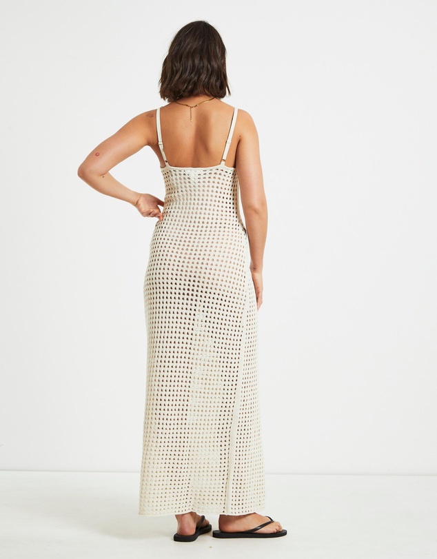 Subtitled - Calypso Crochet Midi Dress