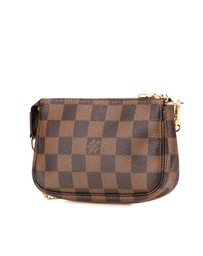 Pre-Loved by Azura Reborn - Pre-Loved louis vuitton Compact Accessory with Checkered Pattern and Embellished Patch