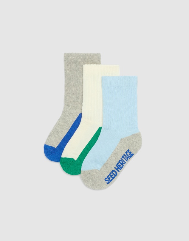 Seed Heritage - Sport Contrast Sock 3 Pack