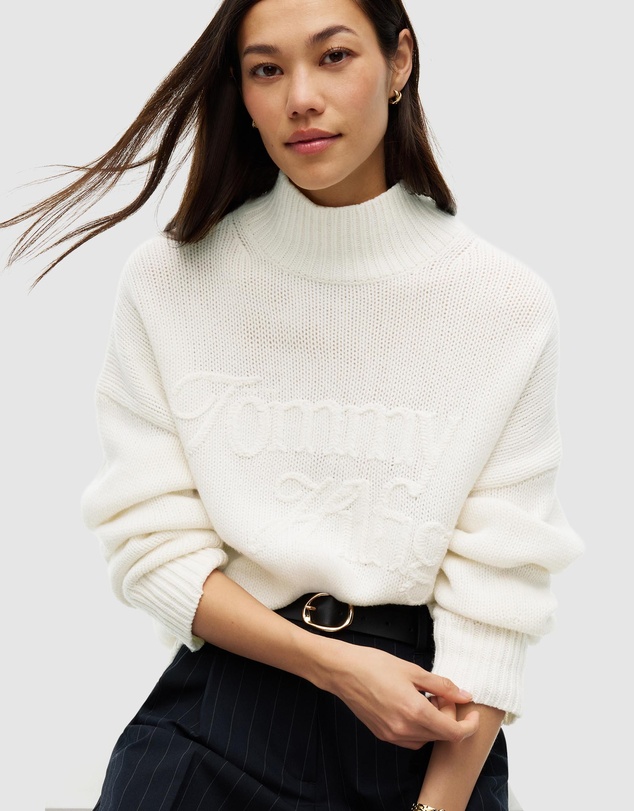 Tommy Hilfiger - Heritage Pure Wool Mock Neck Jumper