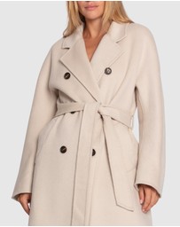 Belle & Bloom - Real Love Double Breasted Maxi Coat