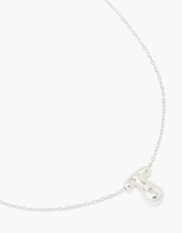 Lovisa - Waterproof Stainless Steel Large Bubble Letter T Necklace