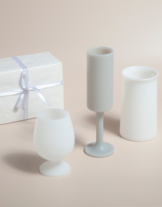 porter green - seff | silicone unbreakable champagne flutes