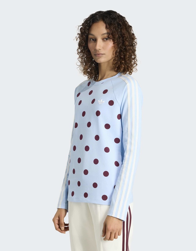 adidas Originals - POLKA DOTS SLIM LONG SLEEVE TOP Womens