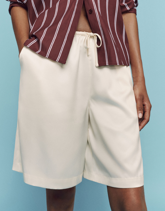 Reformation - Sandy Satin Shorts