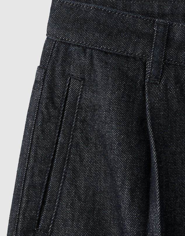 M.N.G - Wide-Leg Pleated Denim Trousers