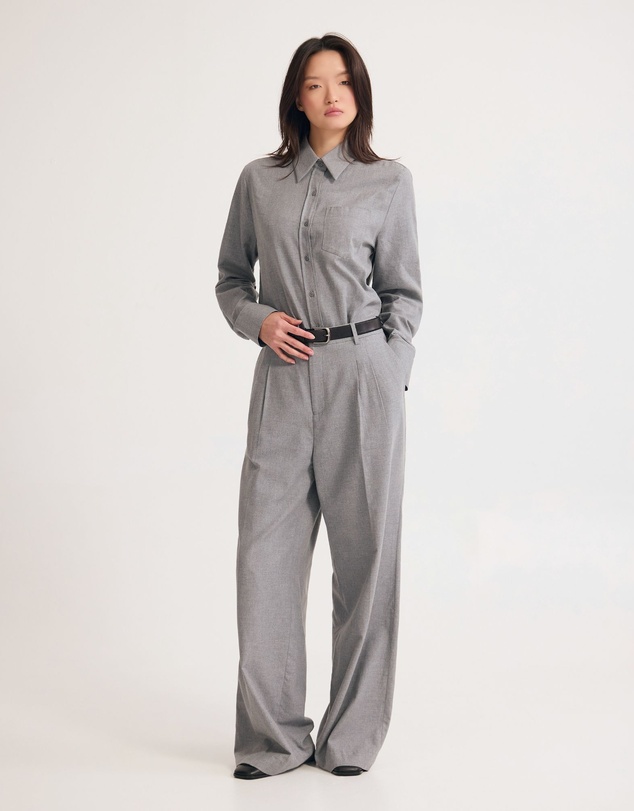 Oxford - Adrienne Euro Fabric Oversize Shirt