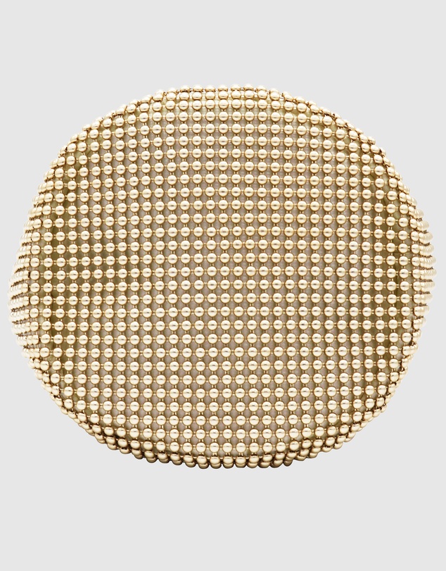 Olga Berg - Bianca Ball Mesh Handle Bag