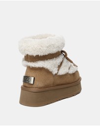 EVERAU - EverAU Ugg Short Carmen Cow Suede Upper UGG Boots