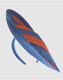 Max Alexander - Large Multicolor Plate Racing Fascinator Racing Fascinator