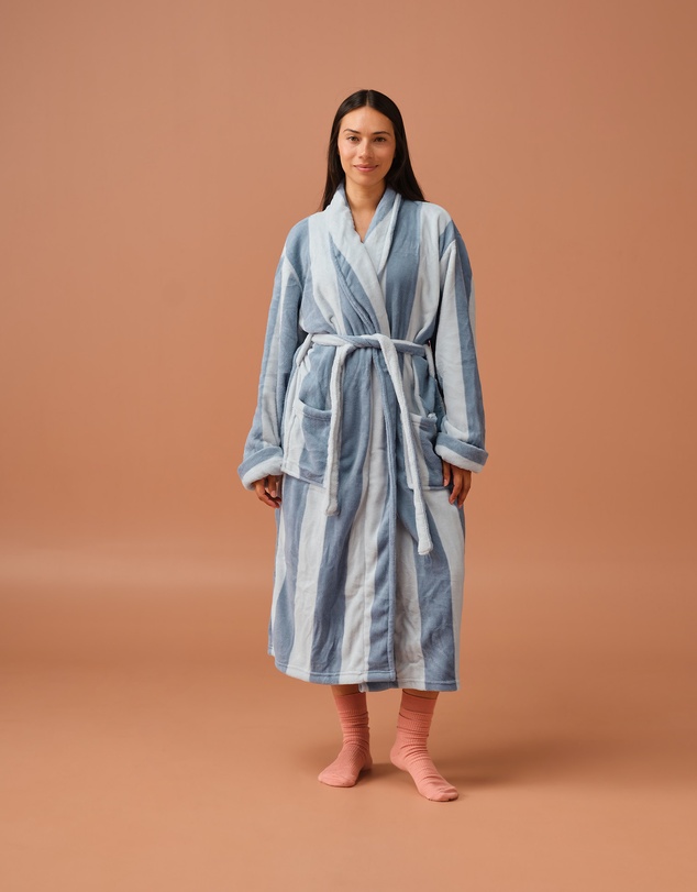 Linen House - Ocean City Plush Robe