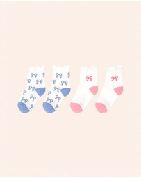 Huxbaby - 2-Pack Frill Socks - Babies-Kids