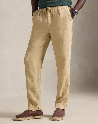 Polo Ralph Lauren - Lateef Slim Tapered Fit Linen Pants - ICONIC EXCLUSIVE