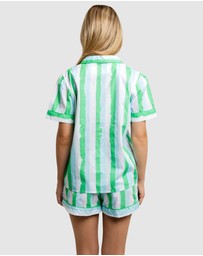 Sant And Abel - Women's Drawbertson Wild Stripes Short PJ Set