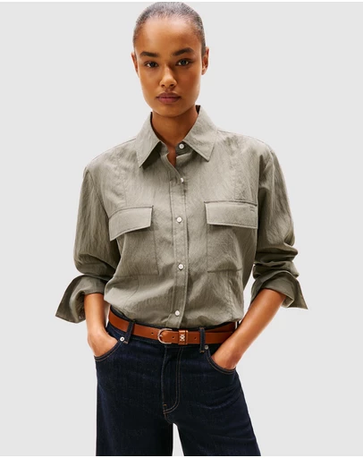 Tommy Hilfiger - Fluid Utility Long Sleeve Shirt