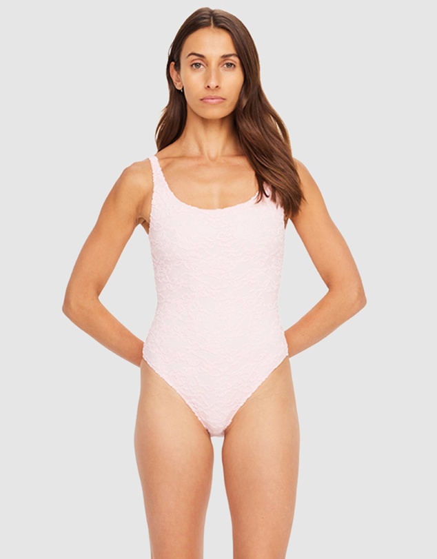 The Upside - Pointe Lace Scoop Bodysuit