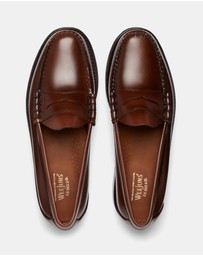G. H. BASS - ICONIC EXCLUSIVE - Weejun Heritage Larson Moc Penny Loafers