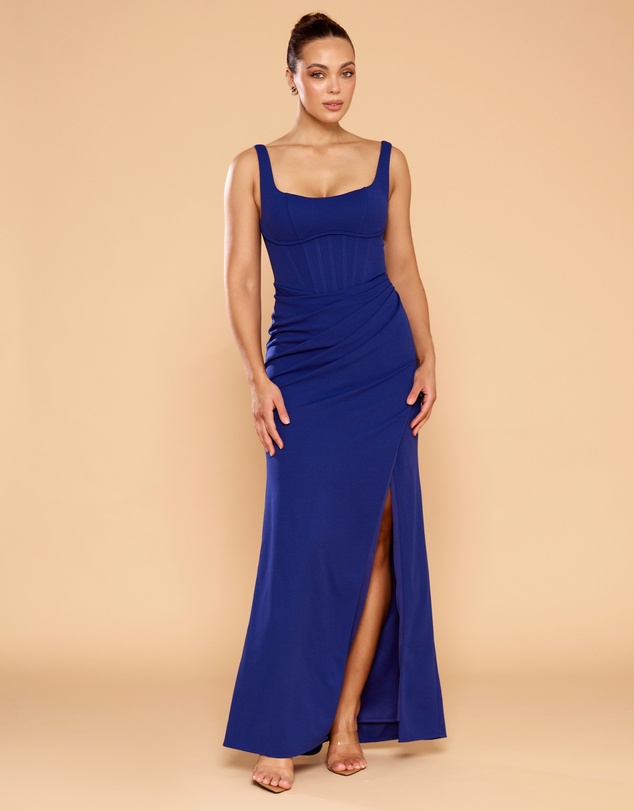 CATHERINE FERRARO - Elena Square Neck Gown