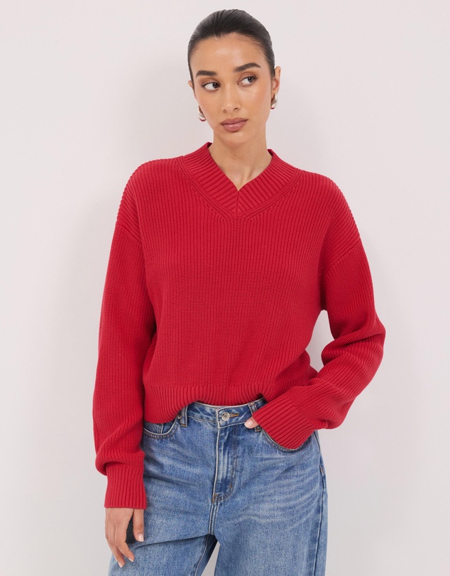 Calli - Ronnie V-Neck Jumper