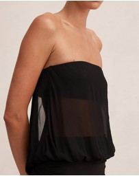 Forever New - Cammy Strapless Back Cowl Dress