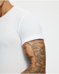 Surrounded By Ghosts - Onyx Slim Cotton T-Shirt