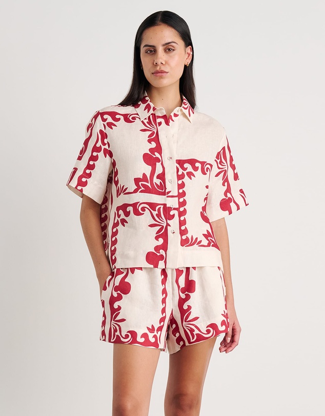 Jag - Wave Linen Shirt - ICONIC EXCLUSIVE