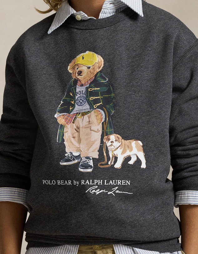 Polo Ralph Lauren - Polo Bear Heathered Fleece Sweatshirt - ICONIC EXCLUSIVE - Teens