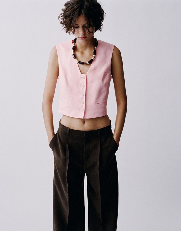 M.N.G - Boreli Linen Suit Waistcoat