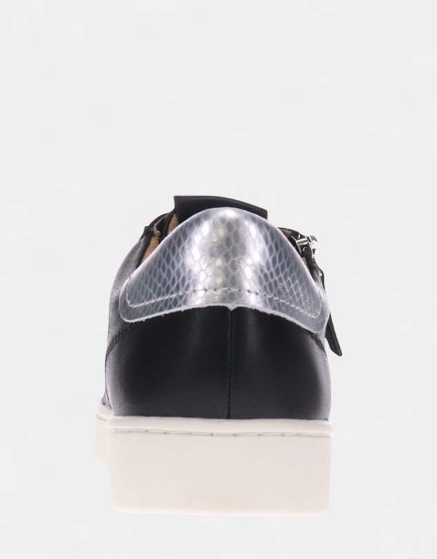 Mia Vita - Luna Zip Casual Sneaker - Black