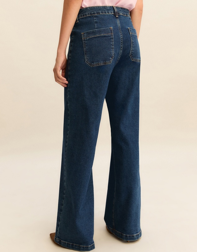Emme - Wide Flare Denim Jeans