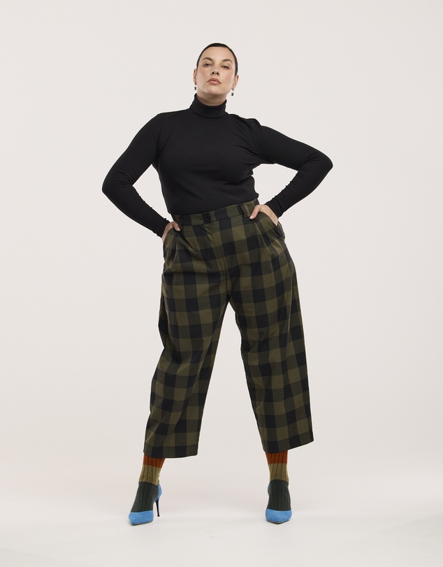 Obus - Traveller Rib Roll Neck Top