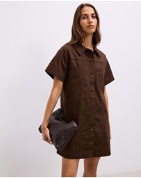 The Fated - Gracie Mini Shirt Dress