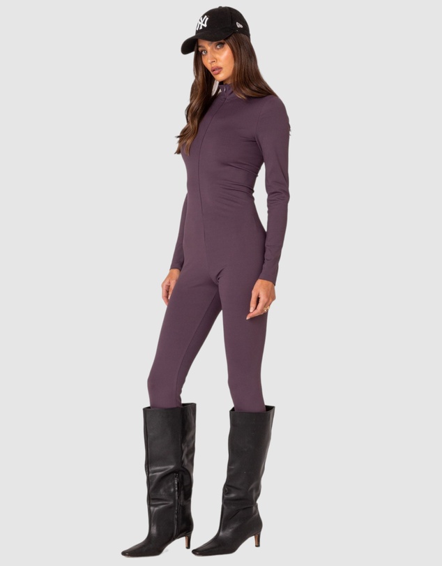 EDIKTED - She is Snatched High Neck Jumpsuit