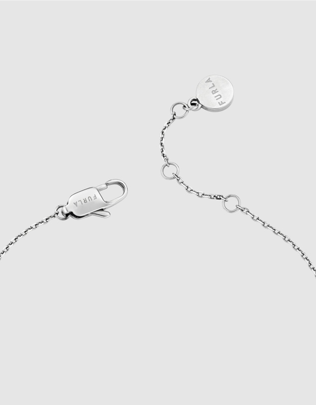 Furla - Furla Flow Crystal Pendant Silver-Tone Bracelet
