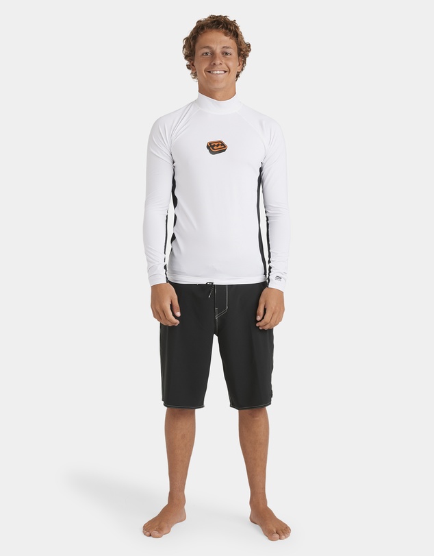 Billabong - Mens Jimmy Contrast Long Sleeve Rash Vest