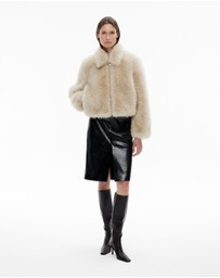 Witchery - Faux Fur Bomber Jacket