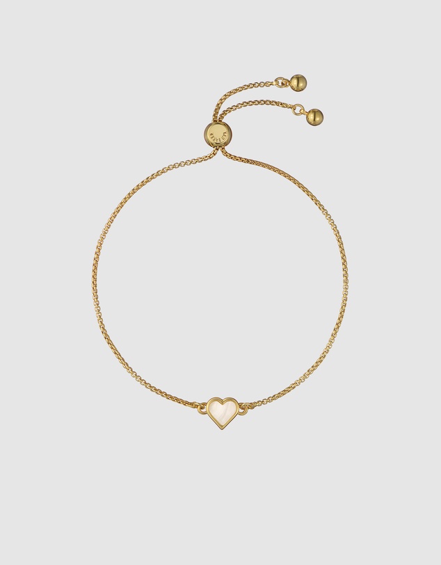 Ted Baker - SERENA: Pearl Shimmer Heart Adjustable Bracelet