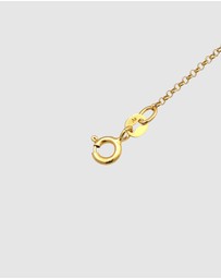 Elli Jewelry - Bracelet Pendant Letter S Basic in 925 sterling silver Gold Plated
