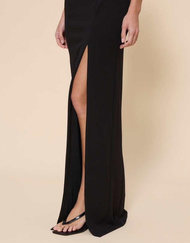 CHANCERY - Shay Boat Neck Maxi Dress With Open Back