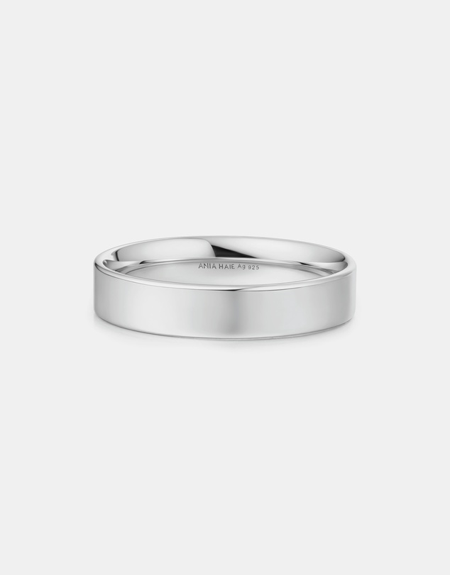 Ania Haie - Silver Smooth Band 4mm