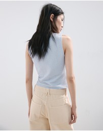 M.N.G - Ruched Fitted Top