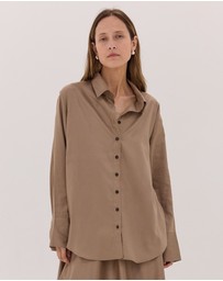 Cloth & Co. - The Split Back Shirt | Praline