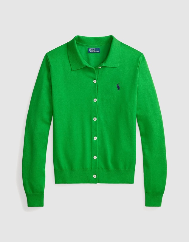 Polo Ralph Lauren - Polo-Collar Buttoned Cardigan - The ICONIC Exclusive