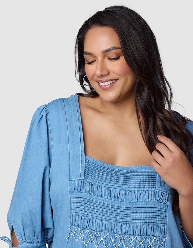 Indigo Tonic - Verity Chambray Mini Dress