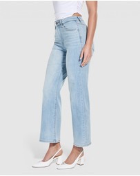 GUESS - Eco Cantina Mid Rise Wide Leg Jeans