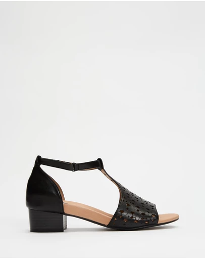 Mia Vita - Keen Heeled Sandal - Black